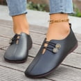 thumbnail image 1 of DIVVce Metal Button Slip On Flats For Women Closed Toe Comfortable Casual Everyday Footwear, 1 of 8