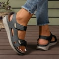 thumbnail image 1 of DIVVce Sandals For Women Adjustable Hook Loop Strap Comfortable Platform Non Slip Summer Daily Footwear, 1 of 6
