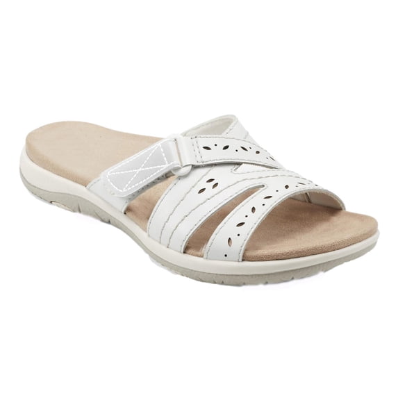 DIVVce Slide Sandals For Women Adjustable Strap Cutout Comfortable Non Slip Casual Summer Daily Footwear