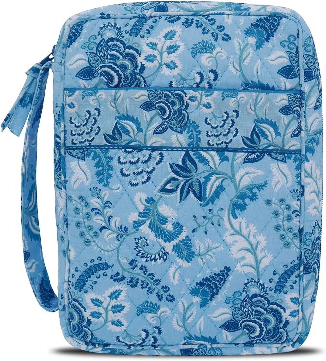 DIWI Quilted Cotton Bible Cover Bible Case Book Bag Large Sizes 10 X 7