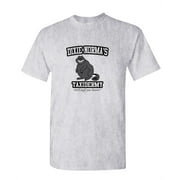 DIXIE NORMAS TAXIDERMY - Unisex Cotton T-Shirt Tee Shirt, Ash, 2XL