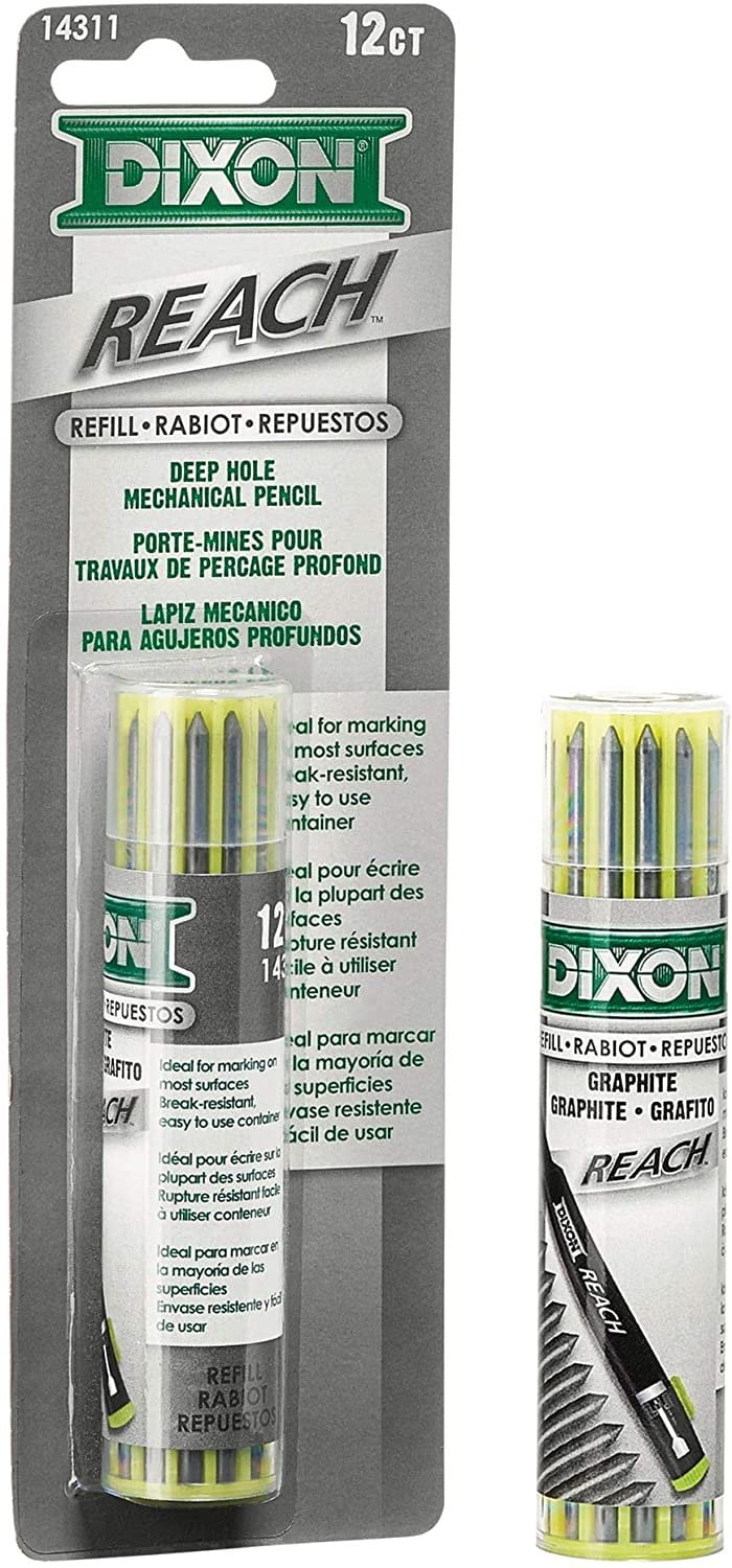 DIXON Industrial Reach Lead Refills for Deep Hole Mechanical Pencils