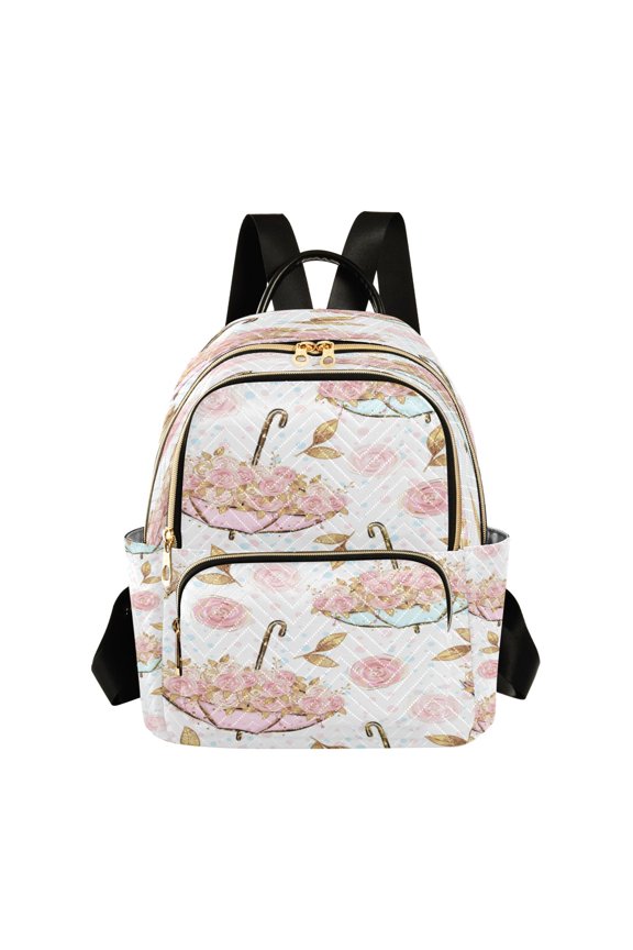 Backpack Casual Blush Umbrella Garden Bags