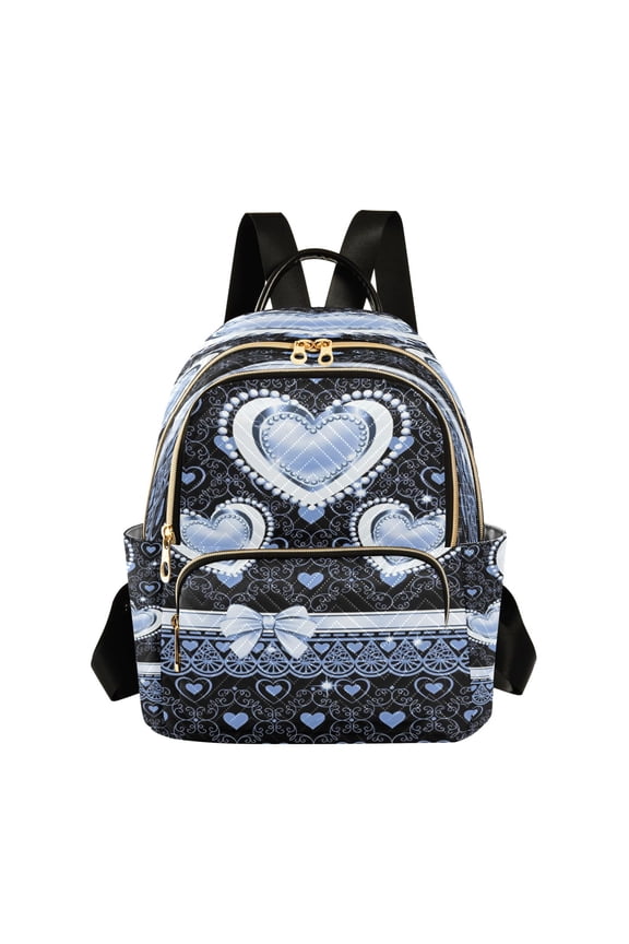 Backpack Casual Midnight Blue Love Bags