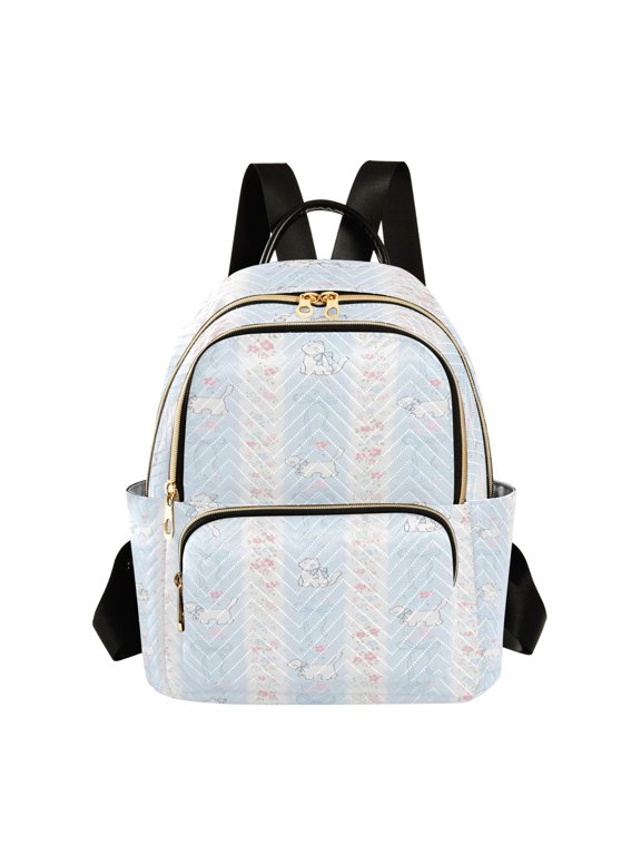 Backpack Casual Pale Stripe Critter Bags