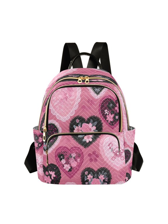 Backpack Casual Romantic Gothic Heart Bags