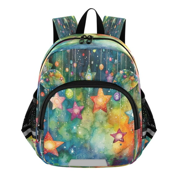 DIXRUYEE Backpack Lovely Cosmic Starry Hangout Pattern Pattern Suitable Schoolbag