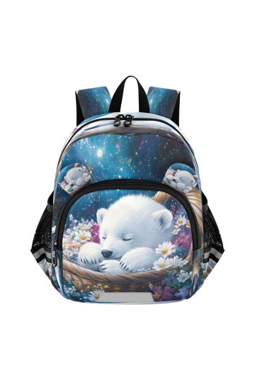 Polar Bear
Mini Backpack Mini Backpack Minimalist Polar Bear Purple - Durable with  main image 4