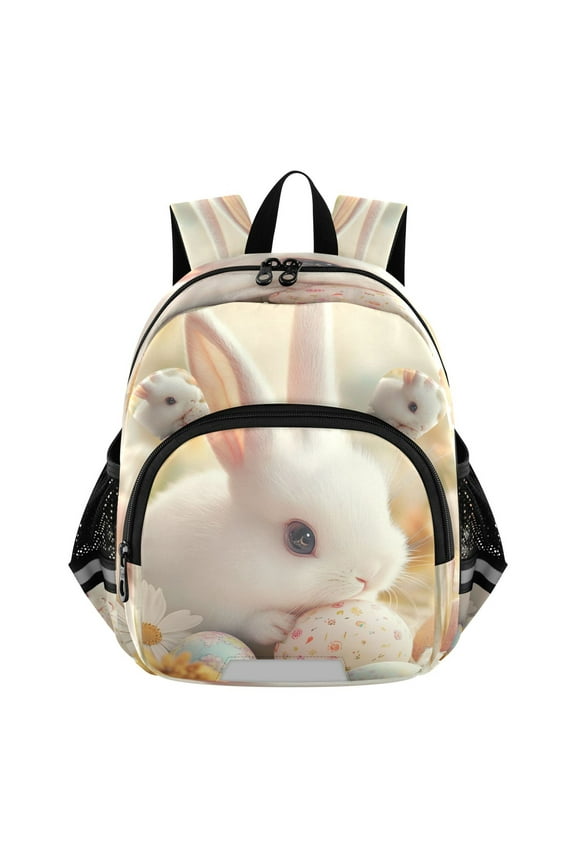 Backpack Lovely Fluffy Bunny Delight Pattern Pattern Suitable Schoolbag