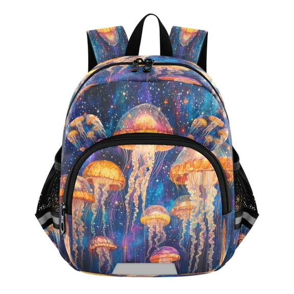 DIXRUYEE Backpack Lovely Galactic Jellyfish Glow Pattern Pattern Suitable Schoolbag