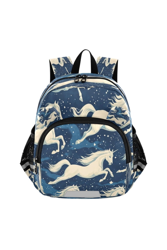 Backpack Lovely Galloping Unicorns Pattern Pattern Suitable Schoolbag