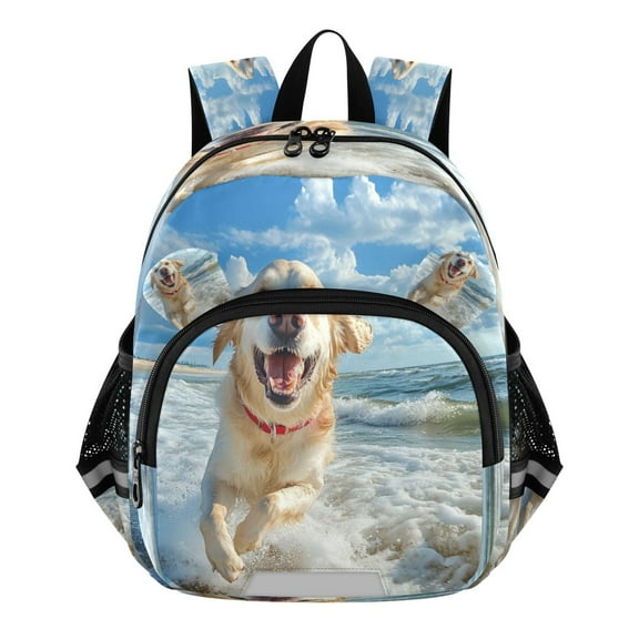 DIXRUYEE Backpack Lovely Golden Joy Pattern Pattern Suitable Schoolbag