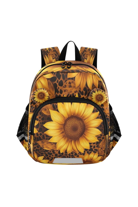 Backpack Lovely Golden Sunflower Patterns Pattern Pattern Suitable Schoolbag