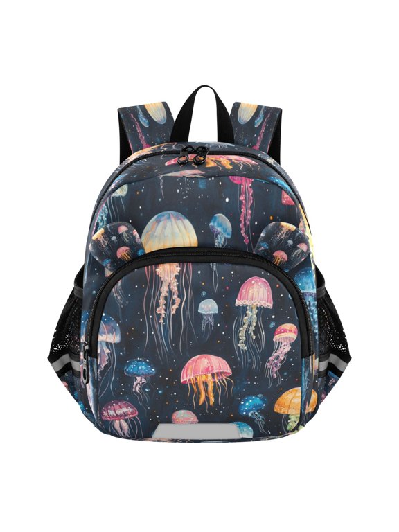 Backpack Lovely Jellyfish Dance in The Cosmos Pattern Pattern Suitable Schoolbag