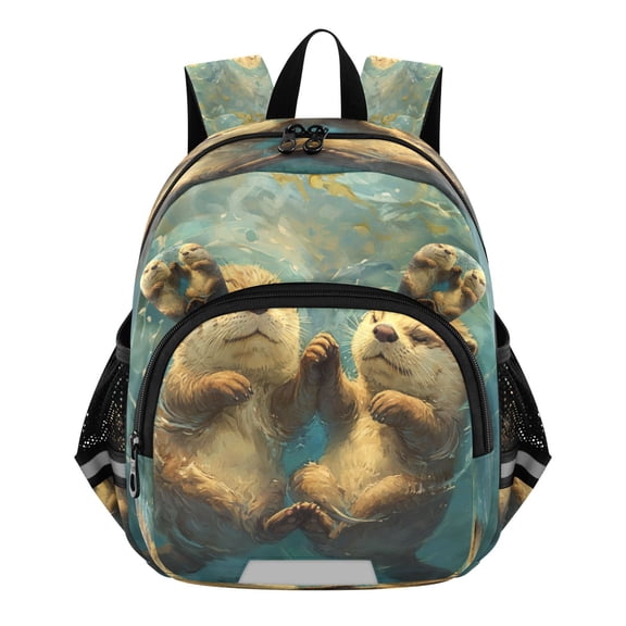 DIXRUYEE Backpack Lovely Joyful Waters Pattern Pattern Suitable Schoolbag