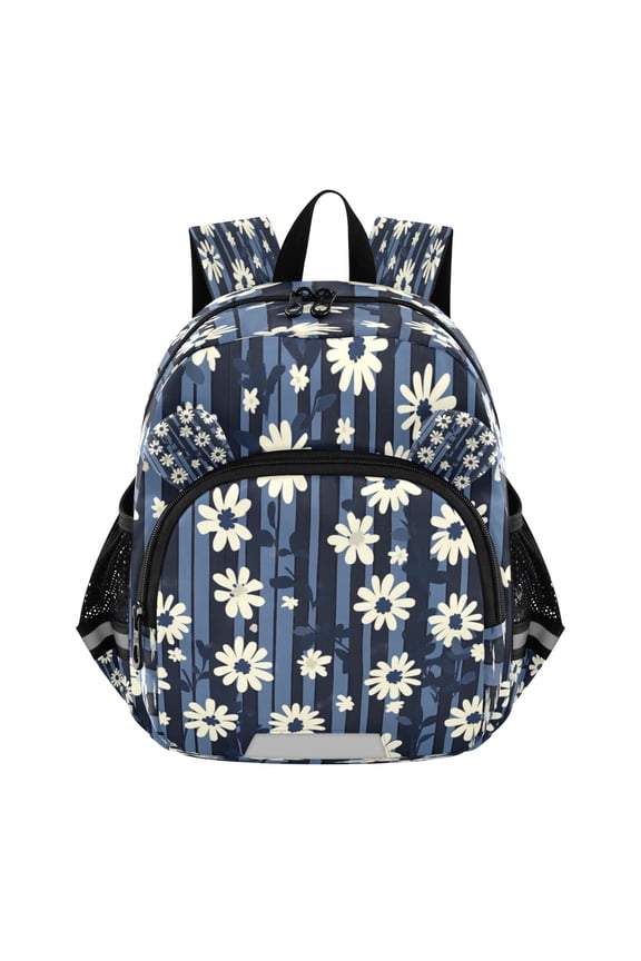 Backpack Lovely Midnight Daisy Dance Pattern Pattern Suitable Schoolbag
