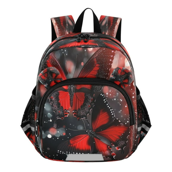 DIXRUYEE Backpack Lovely Midnight Flames Pattern Pattern Suitable Schoolbag
