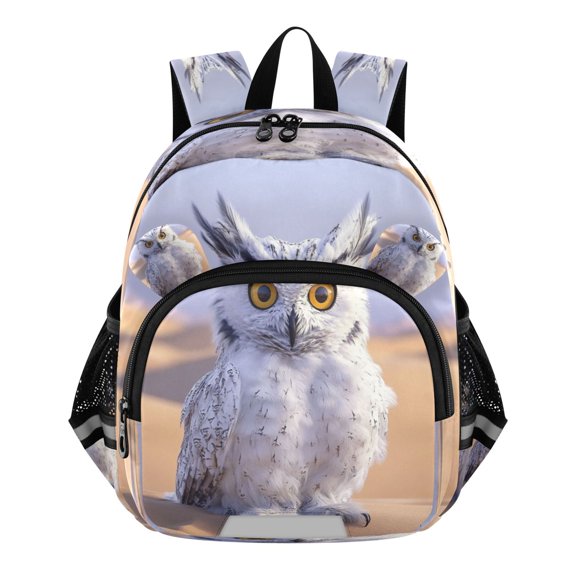 DIXRUYEE Backpack Lovely Owl in The Desert Pattern Pattern Suitable Schoolbag