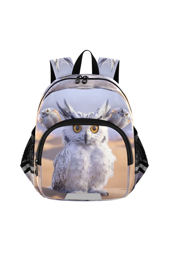 Backpack Lovely Owl in The Desert Pattern Pattern Suitable Schoolbag