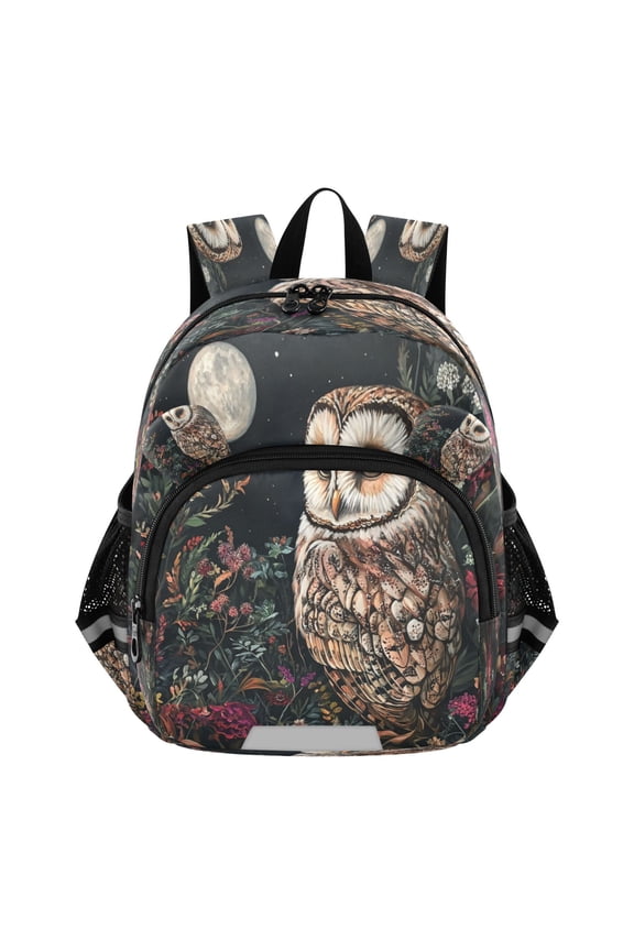 Backpack Lovely Owl's Night Garden Pattern Pattern Suitable Schoolbag
