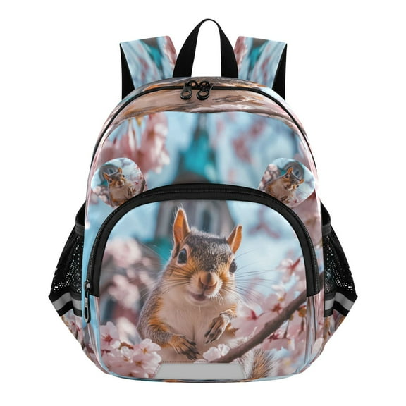 DIXRUYEE Backpack Lovely Squirrel's Spring Smile Pattern Pattern Suitable Schoolbag