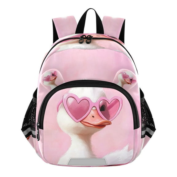 DIXRUYEE Backpack Lovely Stylish Duckling in Love Pattern Pattern Suitable Schoolbag