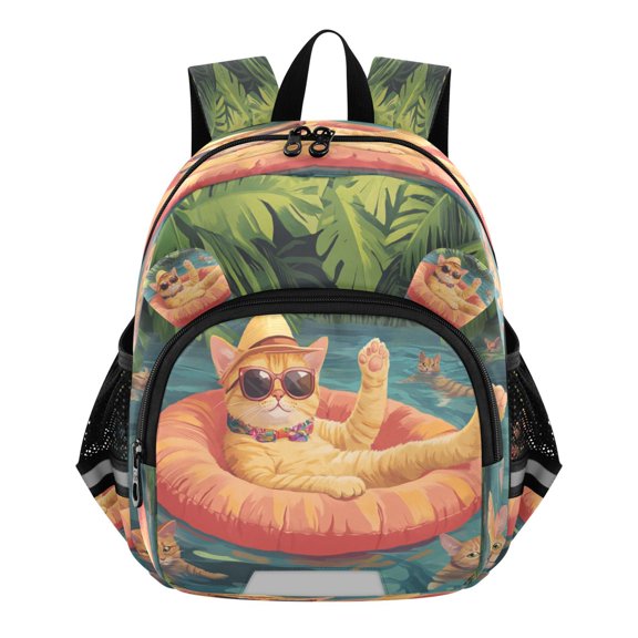 DIXRUYEE Backpack Lovely Sunshine & Waves Pattern Pattern Suitable Schoolbag