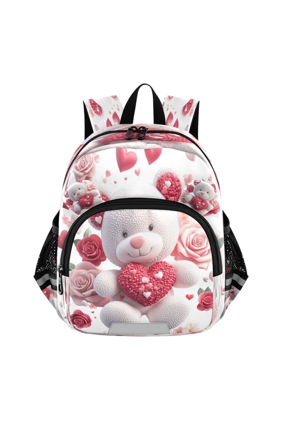 Backpack Lovely Sweetheart Bear Pattern Pattern Suitable Schoolbag