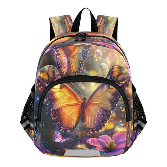 DIXRUYEE Backpack Lovely Vibrant Butterfly Ballet Pattern Pattern Suitable Schoolbag