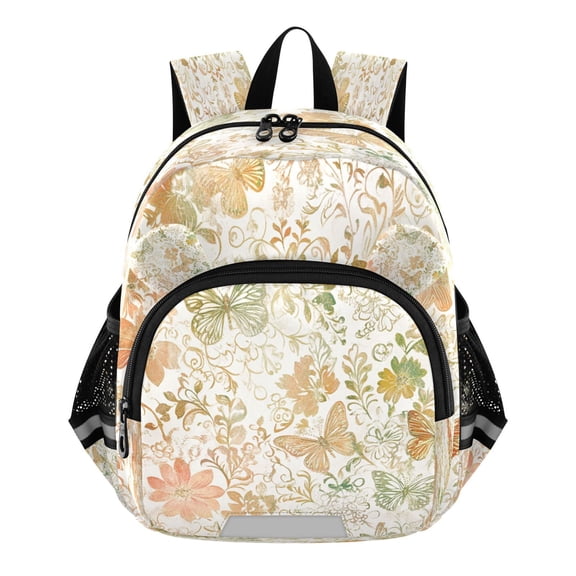 DIXRUYEE Backpack Lovely Whimsical Garden Butterflies Pattern Pattern Suitable Schoolbag