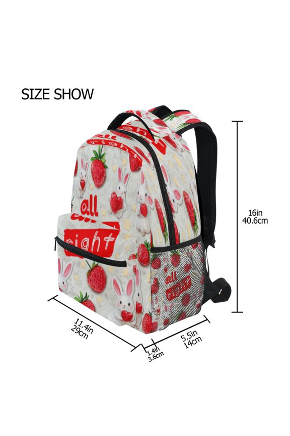 Backpack Schoolbag All Right! Pattern 15L/18L 2-SIZE