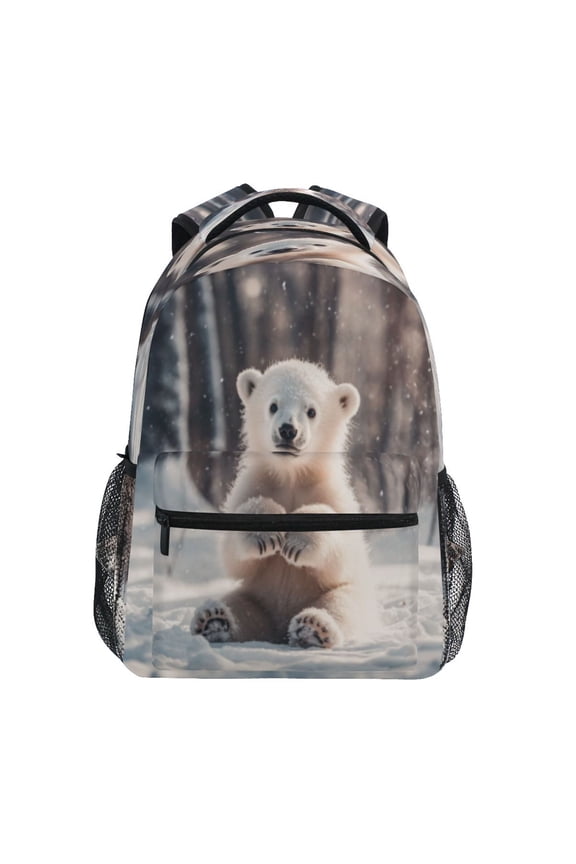 Backpack Schoolbag Arctic Cuddle Pattern 15L/18L 2-SIZE