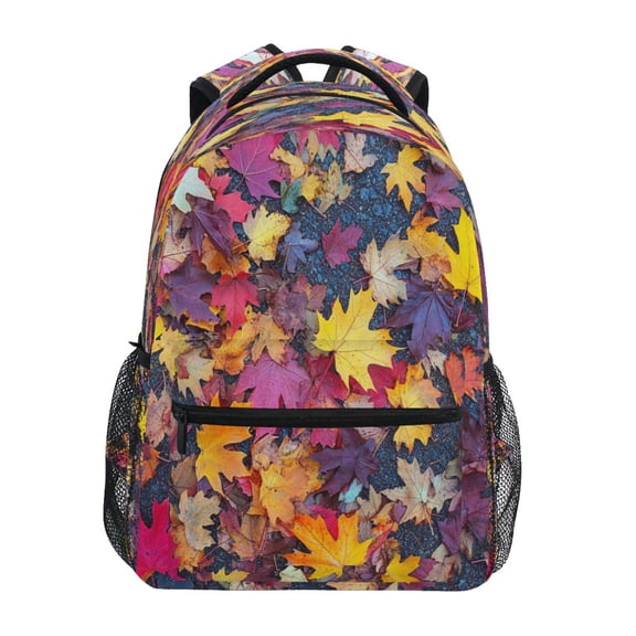DIXRUYEE Backpack Schoolbag Autumn Tapestry Pattern 15L/18L 2-SIZE