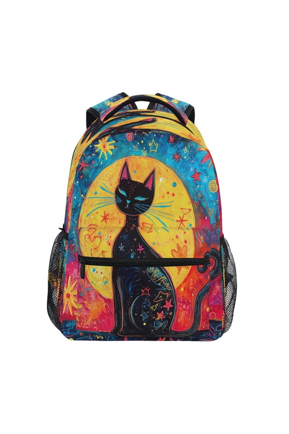 Backpack Schoolbag Eternal Nightwatcher Pattern 15L/18L 2-SIZE