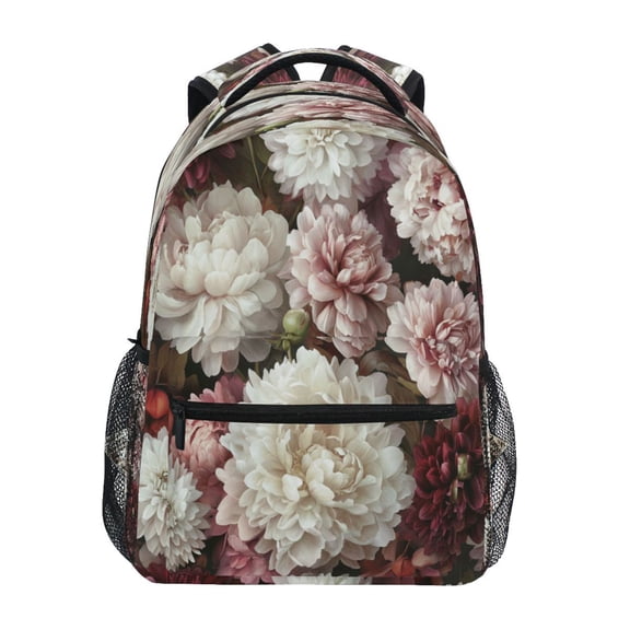 DIXRUYEE Backpack Schoolbag Blossoms in Bloom Pattern 15L/18L 2-SIZE