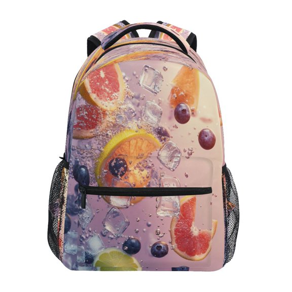 DIXRUYEE Backpack Schoolbag Blueberry Burst Pattern 15L/18L 2-SIZE