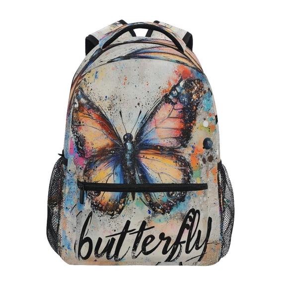 DIXRUYEE Backpack Schoolbag Blueberry Burst Pattern 15L/18L 2-SIZE