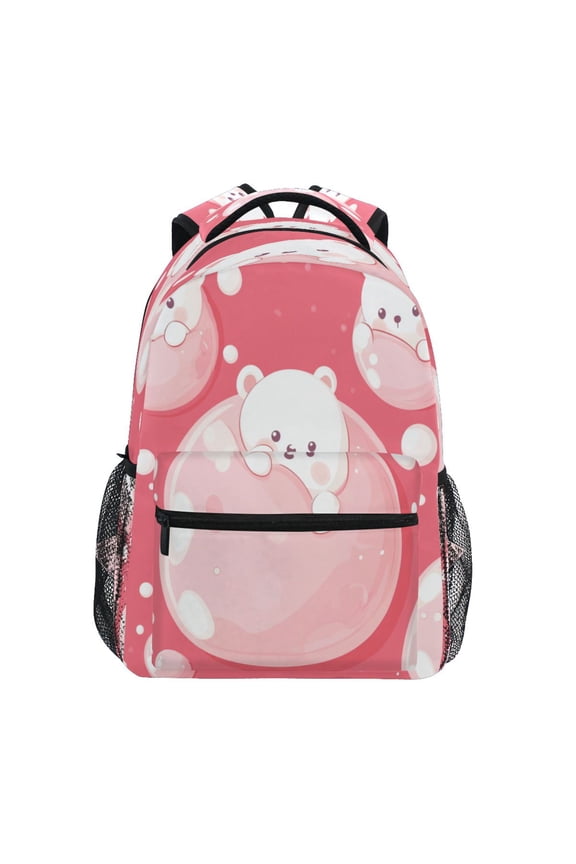 Backpack Schoolbag Bubble Bear Bliss Pattern 15L/18L 2-SIZE