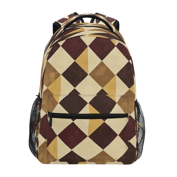 DIXRUYEE Backpack Schoolbag Rustic Harmony Pattern 15L/18L 2-SIZE