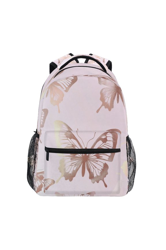 Backpack Schoolbag Bunny Garden Pattern 15L/18L 2-SIZE
