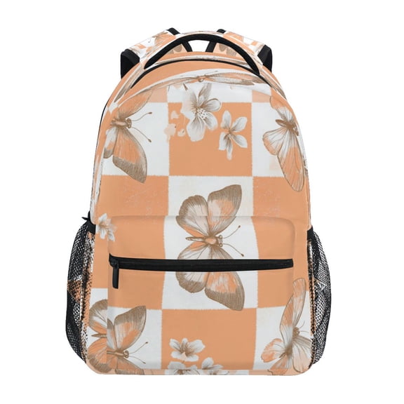 DIXRUYEE Backpack Schoolbag Butterfly Serenade Pattern 15L/18L 2-SIZE