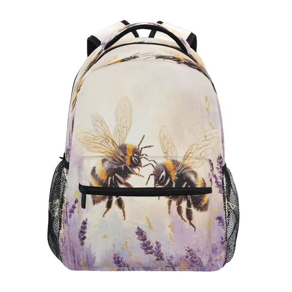 DIXRUYEE Backpack Schoolbag Buzzing Harmony Pattern 15L/18L 2-SIZE