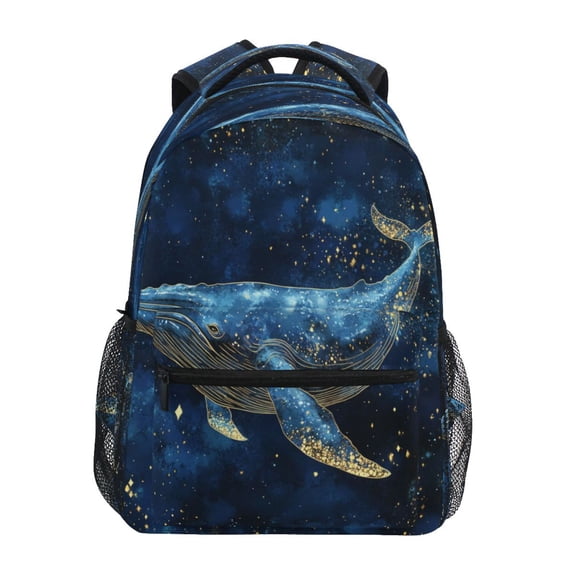 DIXRUYEE Backpack Schoolbag Cosmic Blue Pattern 15L/18L 2-SIZE