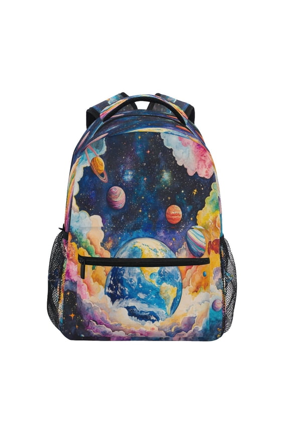 Backpack Schoolbag Celestial Dance Pattern 15L/18L 2-SIZE
