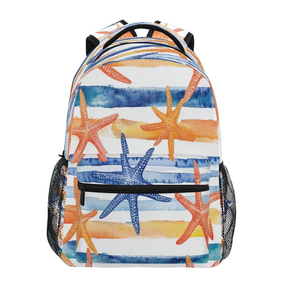 DIXRUYEE Backpack Schoolbag Ocean's Embrace Pattern 15L/18L 2-SIZE
