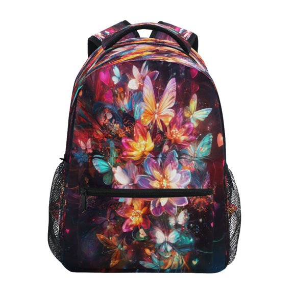 DIXRUYEE Backpack Schoolbag Charmed Blossoms Pattern 15L/18L 2-SIZE