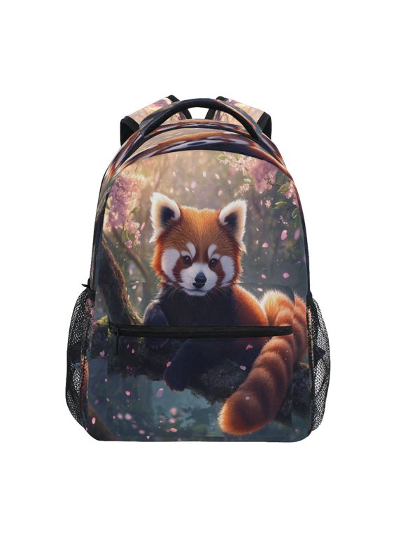 Backpack Schoolbag Charming Red Panda Pattern 15L/18L 2-SIZE