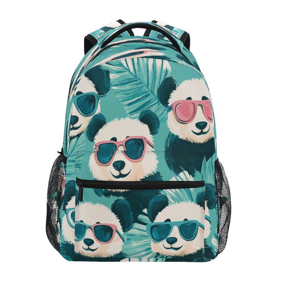 DIXRUYEE Backpack Schoolbag Chillin' Pandas in Shades Pattern 15L/18L 2-SIZE