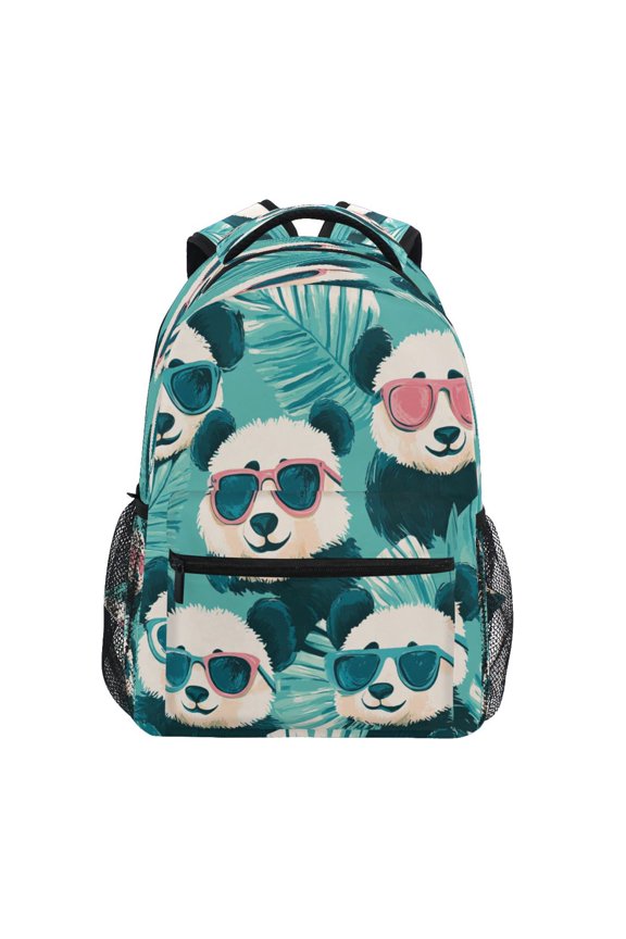 Backpack Schoolbag Chillin' Pandas in Shades Pattern 15L/18L 2-SIZE