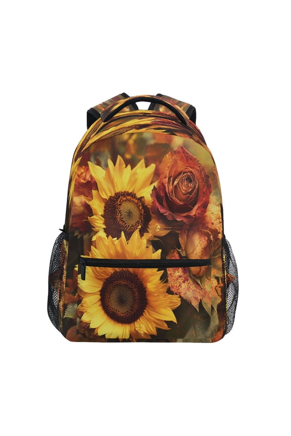 Backpack Schoolbag Colorful Cub Felines Pattern 15L/18L 2-SIZE